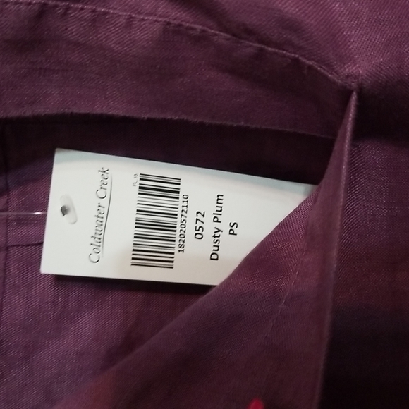 Cold Water Creek 3/4 Sleeve Lace Blouse - Picture 4 of 8